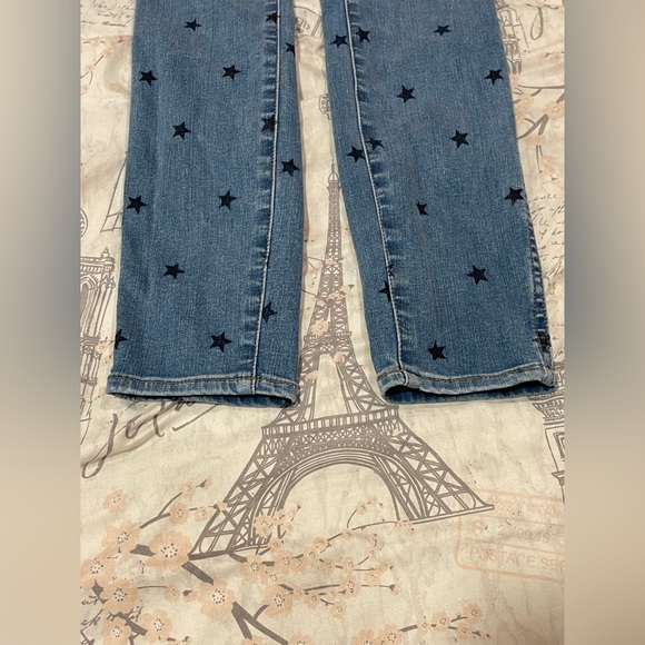 Madewell 10” High-Rise Skinny Star-Patterned Jeans size 25 - Picture 3 of 8